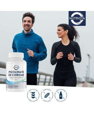 Compl ment alimentaire Picolinate de chrome 250 mcg | 365 Comprim s haute-concentration | Adapt aux v g taliens | Fabriqu au Royaume-Uni par Nutriota - Buy Online on GoSupps.com