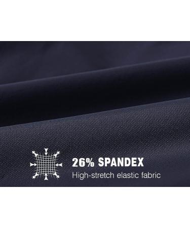 Rdruko Men's Golf Shorts Stretch Quick Dry 9 Work Casual Shorts - Navy - Size 34 - Buy Online on GoSupps.com