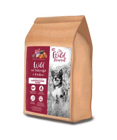 Wild Animal Premium Dry Dog Food Venison with Sweet Potato and Mulberry Grain Free Pack of 1 (1 x 2 kg)