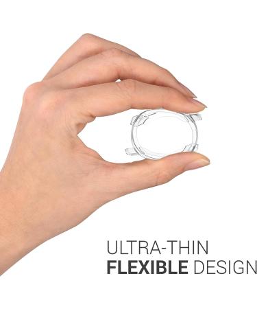 kwmobile 2-Pack Fitness Tracker Frame for Huami Amazfit GTR (47mm) - Transparent/Black - TPU Silicone Cover Set - Buy Online on GoSupps.com