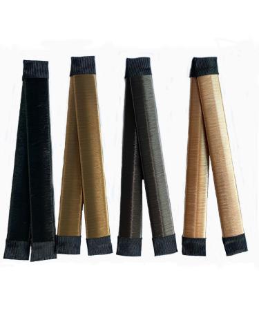 4 Pcs Magic Hair Bun Maker, Donut Bun Maker for Hair, French Twist Bun Shaper Hair Tools for Women