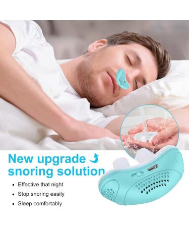 Electric Anti Snoring Device - Safe, Comfortable, Obvious Effect - Mint Green - For Men, Women of All Nose Shapes and All Ages - 1PCS - Buy Online on GoSupps.com