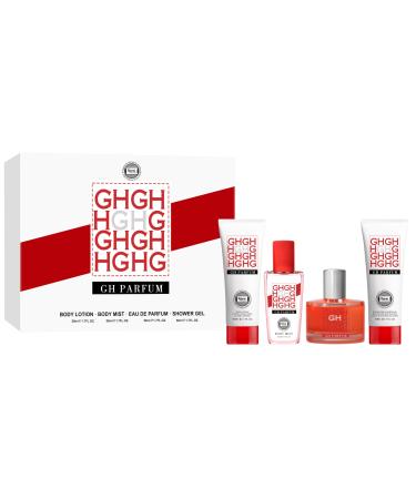 HyBrid & Company Gh Parfum 4Pcs Gift Set For Women 50ml-Perfume&50ml-Mist&50ml-Bodylotion&50ml-Shower Gel