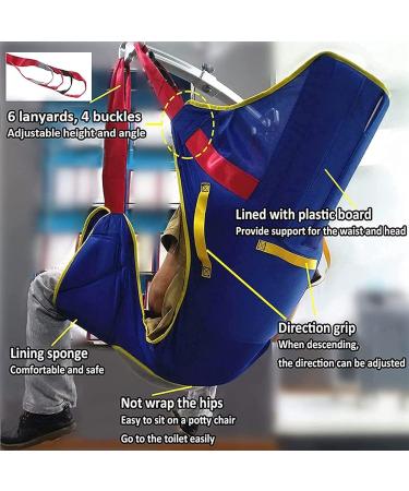Patient Lift Sling Full Body Sling Patient Lift Toileting Patient Lift Sling Large Mesh Sling Divided Leg Shower Sling Moving Assist Hoist Gait Belt for Paralyzed Elderly Medium - Buy Online on GoSupps.com