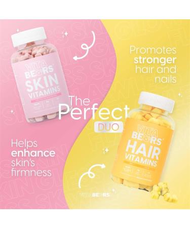 Vitabears Perfect Duo: Hair & Skin Vitamins - Healthy Skin Hair & Nails - Buy Online on GoSupps.com
