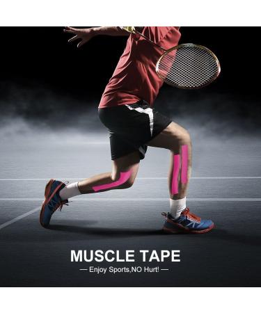 EVTSCAN Muscle Tape - Cotton Elastic Adhesive Bandage for Sports Injuries | 1 Roll - Premium Strain Relief & Support - Buy Online on GoSupps.com