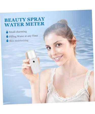 DRESSOOS 1pc Steamer Mist Sprayer Nano Humidifier Portable Mini Face Mister Handheld Sprayer White - Buy Online on GoSupps.com