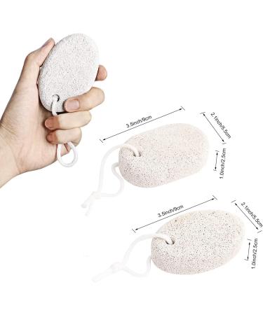 Pumice Stone for Feet Callus (2 PCS) - Pinowu Foot Scrub Exfoliation | Remove Dead Skin Naturally - Buy Online on GoSupps.com
