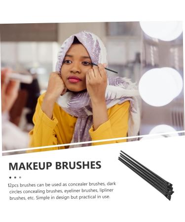 FOMIYES 24 Pcs Eyeliner Brush Eye Shadow Brush Eyebrow Brush Flat Liner Brush Practical Eyeliner Brush Miss - Buy Online on GoSupps.com