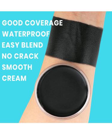 Depvision Black Oil Based Face Paint - Waterproof Creamy Makeup for Kids & Adults | Perfect for Halloween SFX & Christmas Parties - 30g - Buy Online on GoSupps.com