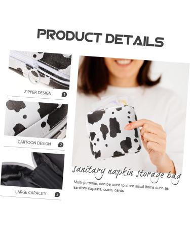 Healeved Cow Pattern Mujer Pantiliners | Cute Biodegradable Period Pouch for Women - Buy Online on GoSupps.com