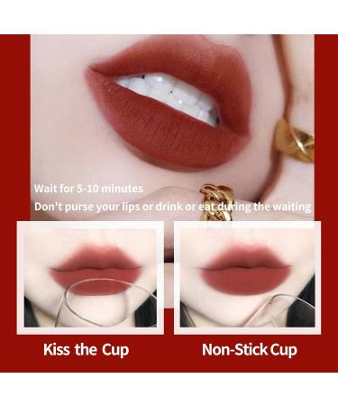 Buy BLUE LOVE Non-Stick Cup Lipstick for Women - Long Lasting Smudge Proof Waterproof Lip Gloss in Brownish Red - Nourishing Creamy Formula (1.44 oz) - International Shipping Available - Buy Online on GoSupps.com