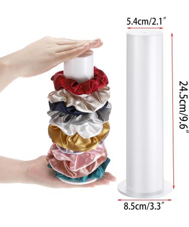 SUMTree Acrylic Scrunchie Display Holder Hair Bobbles Display Stand White - Buy Online on GoSupps.com