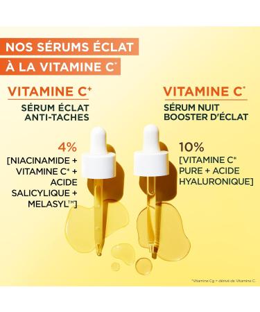  Garnier Garnier Skin Active - Dark Spot Correcting Day Serum + Radiance Boosting Night Serum Set - Facial Care Enriched with Vitamin C - Vegan & Cruelty-Free - All Skin Types - 2 x 30 ml - Buy Online on GoSupps.com