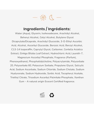 5C RADIANCE Liposomal Facial Gel Cream Vitamin C Brightening & Hydration Boost - Buy Online on GoSupps.com