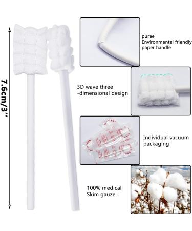 Uooker Baby Toothbrush 30 Pcs - Disposable Soft Gauze Infant Toothbrush for Baby Oral Cleaning - Dental Care Tongue Cleaner for Babies - Buy Online on GoSupps.com
