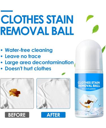 Clothes Stain Remover-Roll Bead Design Magic Stain Remover Rolling Bead Ideal for Emergency Stain Removal Portable No-wash Instant Stain Remover Pen Stain Remover Roller-Ball Cleaner - Buy Online on GoSupps.com