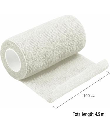 Halloween Mummy Bandage Wrap - Self-Adhesive Zombie Gauze 3.9in x 14.8ft for Men & Women Cosplay - Ideal Party & Decoration Accessory - Buy Online on GoSupps.com