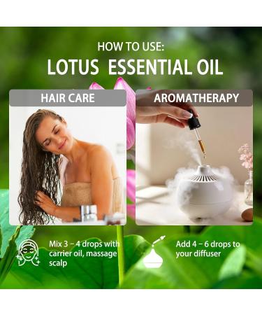 Marjoram Essential Oil 4 Fl Oz and Lotus Essential Oil 4 Fl Oz - ZODION Marjoram & Lotus Oil for Diffuser Aromatherapy Home Fragrance Skin & Hair Care DIY Candle & Soap Making Yoga - Buy Online on GoSupps.com