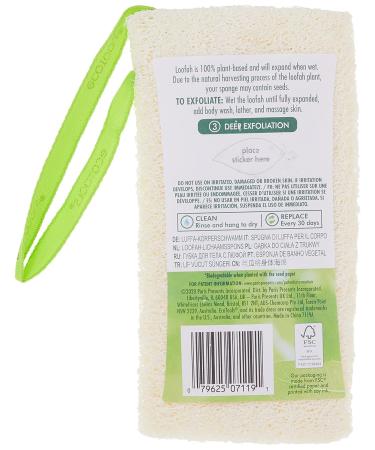 EcoTools Loofah Bath Sponge - Natural Exfoliating Shower Sponge - Buy Online on GoSupps.com