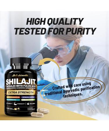 Ashwagandha Supplements - Premium Himalayan Shilajit Capsules for Men - with Ginseng & Fulvic Acid for Men & Women - 120 Count 120 Count (Pack of 1) Ashwagandha - Buy Online on GoSupps.com