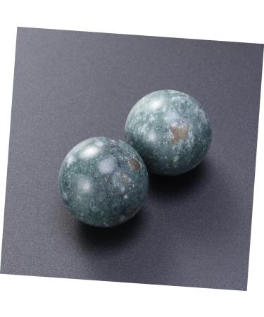 Lalafina 6 Pack Baoding Balls - Chinese Exercise Balls for Hand Massage & Tai Chi - Medium Black Marble Spheres - Buy Online on GoSupps.com