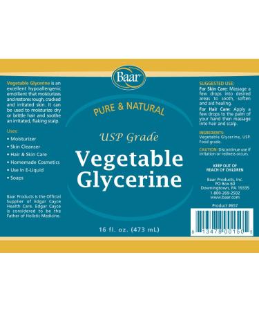 Buy Food Grade Vegetable Glycerine USP - 16 fl. oz | Premium Quality for Cooking & DIY - Buy Online on GoSupps.com