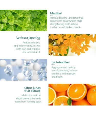 Probiotics Bright Whitening Teeth Mousse Herbal Brightening Oral Repair Mousse Teeth Whitening Mouthwash Foam Teeth Mousse Refreshing Breath Deep Cleaning Teeth - Buy Online on GoSupps.com