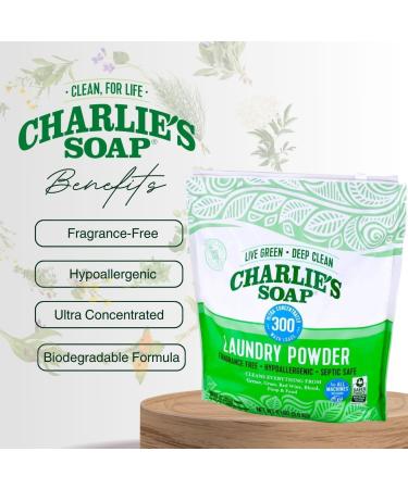 Charlie s Soap Pre Spray 32 oz & Laundry Powder (300 Loads) - Eco-Friendly Powerful Stain Removal for All Fabrics - International Shipping Available - Buy Online on GoSupps.com