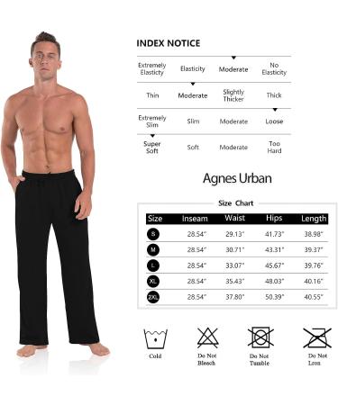 Agnes Urban Men's Black Joggers Sweatpants - Medium - Buy Online on GoSupps.com