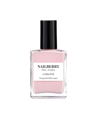 Nailberry L'Oxyg n Oxygenated Nail Lacquer | Rose Blossom 15ml | Polish for a Healthier Manicure & Long Lasting Colour | 12-Free Vegan Halal Cruelty & Gluten Free