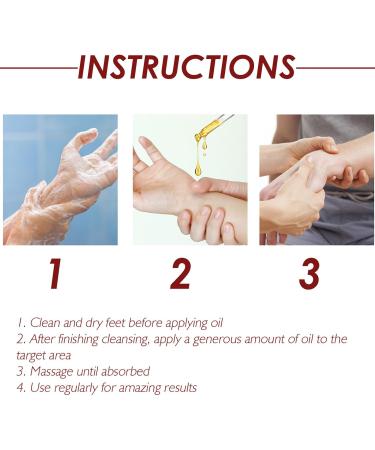 4 Bottles Wrist Tendonitis Oil 10ml - Fast Relief Massage Oil with Peppermint Arnica Eucalyptus Ginger & Turmeric - Buy Online on GoSupps.com