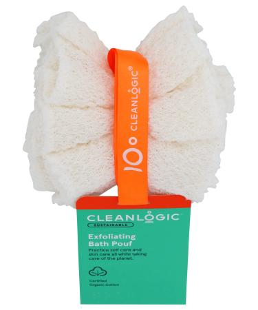 CleanLogic Exfoliating Bath Pouf Certified Organic 1 Each (Pack of 12)