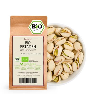 Kamelur Organic roasted and salted pistachios in shell - Organic salted and roasted pistachio seeds the snack in a reserve pack - 1kg