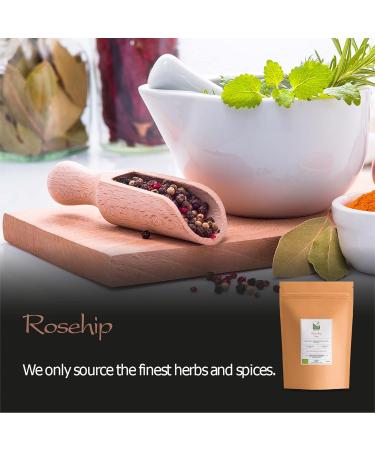 Rosehip Fruit Whole Organic Quality - Buy Online on GoSupps.com