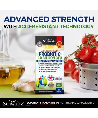 40 Billion CFU Daily Probiotic Supplement (1 Month Supply) Plus Turmeric Curcumin with Black Pepper Extract 1500mg Complex (1 Month Supply) - Buy Online on GoSupps.com