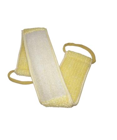 100% Organic & Natural Bath Loofah Luffa Loffa Lofa Loofa Mitt Pouf Mesh Long For Back Handled Handle Exfoliating Shower Egyptian Scrubber Sponge SPA Body Luxurious Premium (1Pack 32x4 / 81x10 cm)