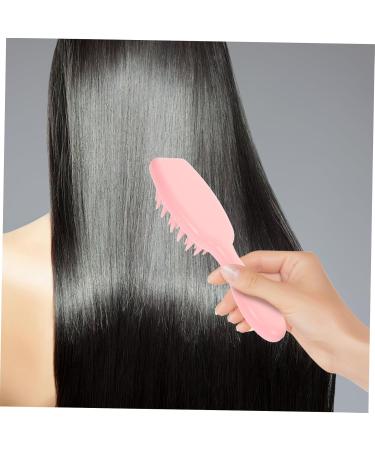 Cool Hiya Scalp Brush - Pot Scrubber for Hair Washing & Head Massage | Style & Cleanse with ABS Hair Scalp Washer (Pink) - Buy Online on GoSupps.com