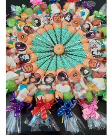 Halloween Pre Filled Sweet Cones Party Bags Kids Spooky Scary Trick-or-treat Goodies Halloween party favors Themed (1 Count (Pack of 1)) 1 Count ( Pack of 1 ) - Buy Online on GoSupps.com