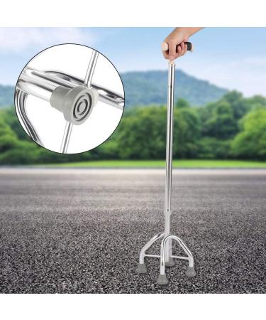 Four-Legged U-Shaped Telescopic Stick Four-Legged Walking Stick Safety Walking Stick Lightweight Four-Legged Soft Grip Stick for Disabled Elderly Interesting - Buy Online on GoSupps.com