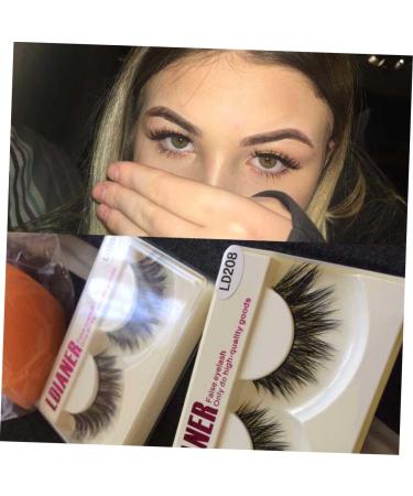 minkissy Pair natural false eyelashes multi-layer dense Long Thick Eyelashes eyelashes lashes Fake Lashes 3d eyelash soft - Buy Online on GoSupps.com
