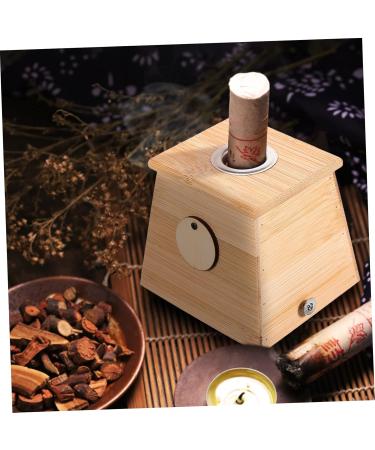 Beavorty 5-St Moxibustion Box Wooden Moxa Holder & Burner Tool for Optimal Healing - Buy Online on GoSupps.com