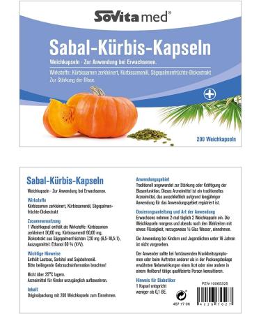 Sabal-K rbis Capsules for Prostate Health | Natural Supplement for Men | International Shipping Available - Buy Online on GoSupps.com