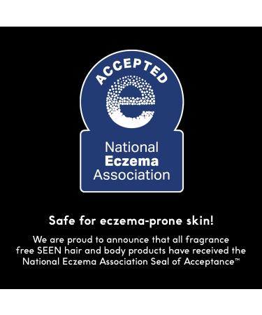 SEEN Fragrance-Free Shampoo 8.6 Fl. Oz - Non-Comedogenic & Sulfate-Free Formula for Sensitive Skin - Dermatologist-Developed for Eczema & Acne Prone Skin - Buy Online on GoSupps.com
