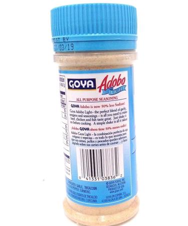 Goya Adobo Light Seasoning with Pepper - 8 oz | All-Purpose Seasoning Mix - Buy Online on GoSupps.com
