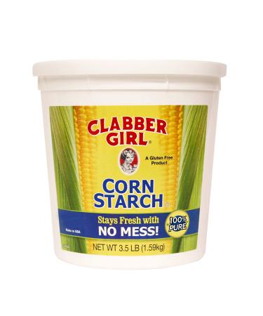 Clabber Girl, Corn Starch, 3.5lb 3.5 Pound (Pack of 1)