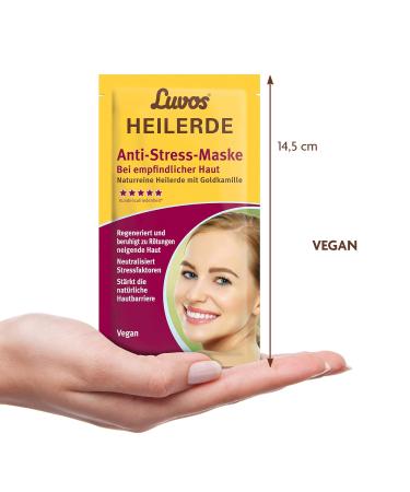 Luvos Healing Clay Anti-Stress Cream Mask - Deep Repair Care for Skin Irritations | 2x7.5 ml | International Shipping Available - Buy Online on GoSupps.com