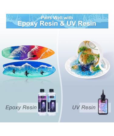 LET'S RESIN Ocean White Epoxy Resin Pigment 167g - UV Resistant Concentrated Paste for 3D Flower Coasters - Buy Online on GoSupps.com