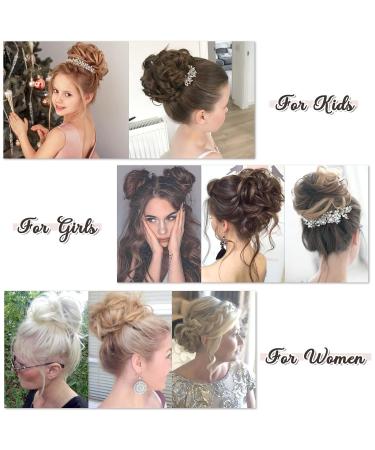 RUWISS Informantable Hard Part 100% Real Hair Scrunchies - Reddish Brown with Warm Blonde Highlights - Women's Lace Bun Extensions (1 Piece) - Buy Online on GoSupps.com