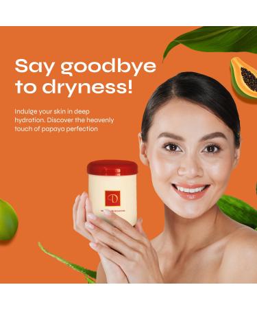 Papaya Moisturizer 16 oz (450 ml) - Hydrating & Nourishing Skin Care | International Shipping Available - Buy Online on GoSupps.com